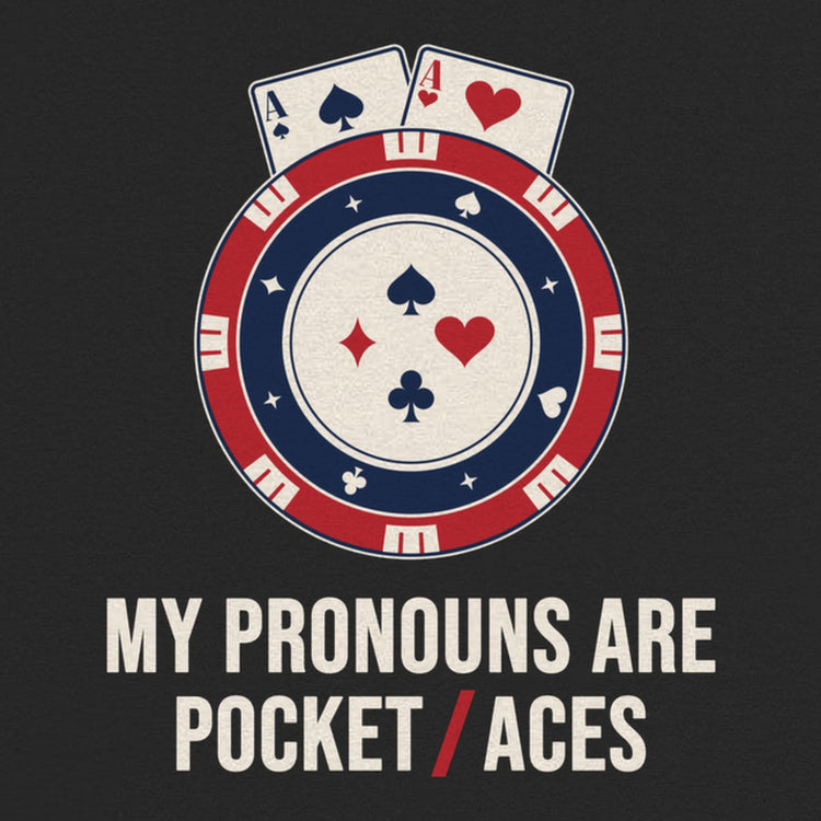 My Pronouns Are Pocket Aces Oversized T-Shirt
