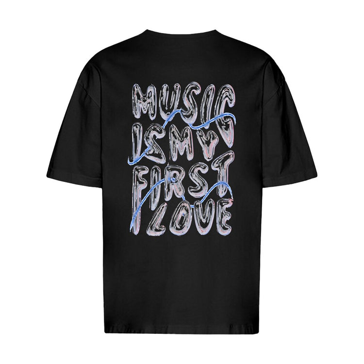 Music Is My First Love Oversized T-Shirt