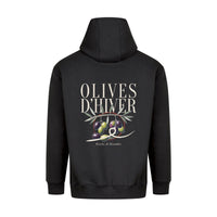REVØRA Olives d'Hiver – Hoodie in Black, Rückansicht