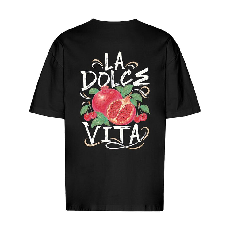 La Dolce Vita Pomegranate Oversized T-Shirt