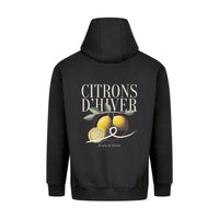 REVØRA Citrons d'Hiver – Hoodie in Black, Rückansicht