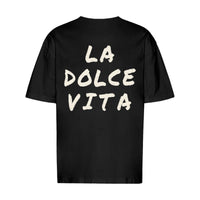 REVØRA La Dolce Vita – Oversized Shirt in Black, Rückansicht