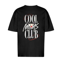 REVØRA Cool Moms Club – Oversized Shirt in Black, Rückansicht