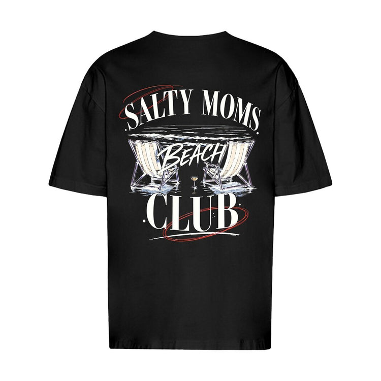 Salty Moms Beach Club Oversized T-Shirt