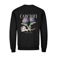 REVØRA Carciofi – Sweatshirt in Black, Rückansicht