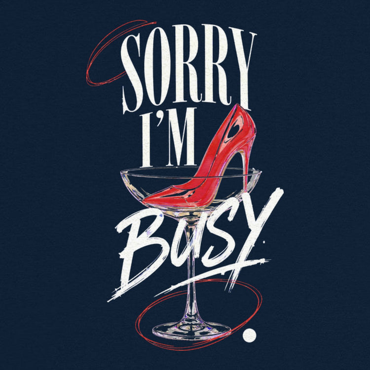 Sorry I'm Busy Oversized T-Shirt