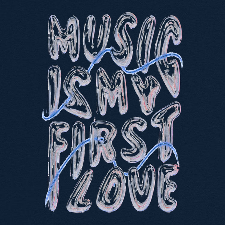 Music Is My First Love Oversized T-Shirt