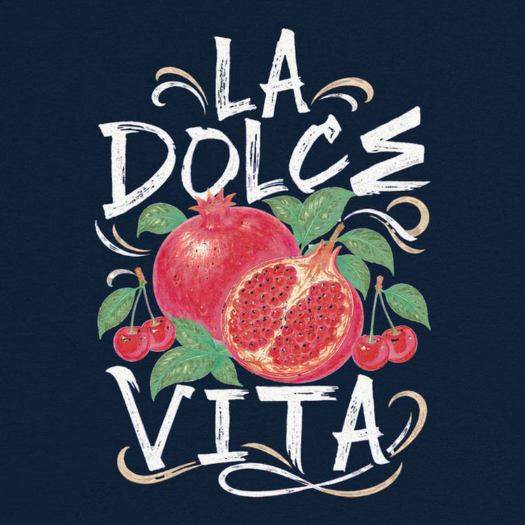 La Dolce Vita Pomegranate Oversized T-Shirt