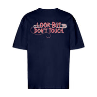 REVØRA Look But Don't Touch – Oversized Shirt in French Navy, Rückansicht