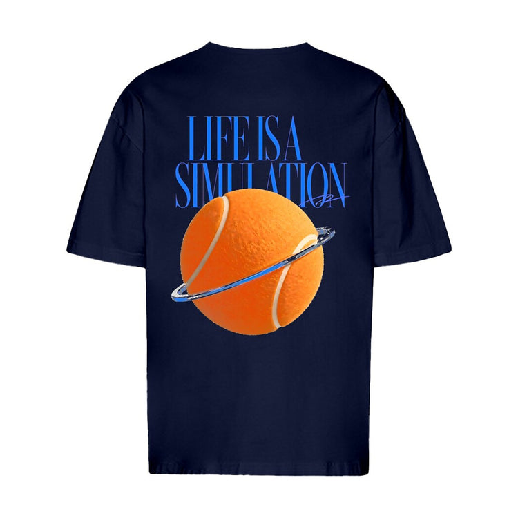 Life Is A Simulation Oversized T-Shirt