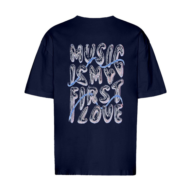 Music Is My First Love Oversized T-Shirt