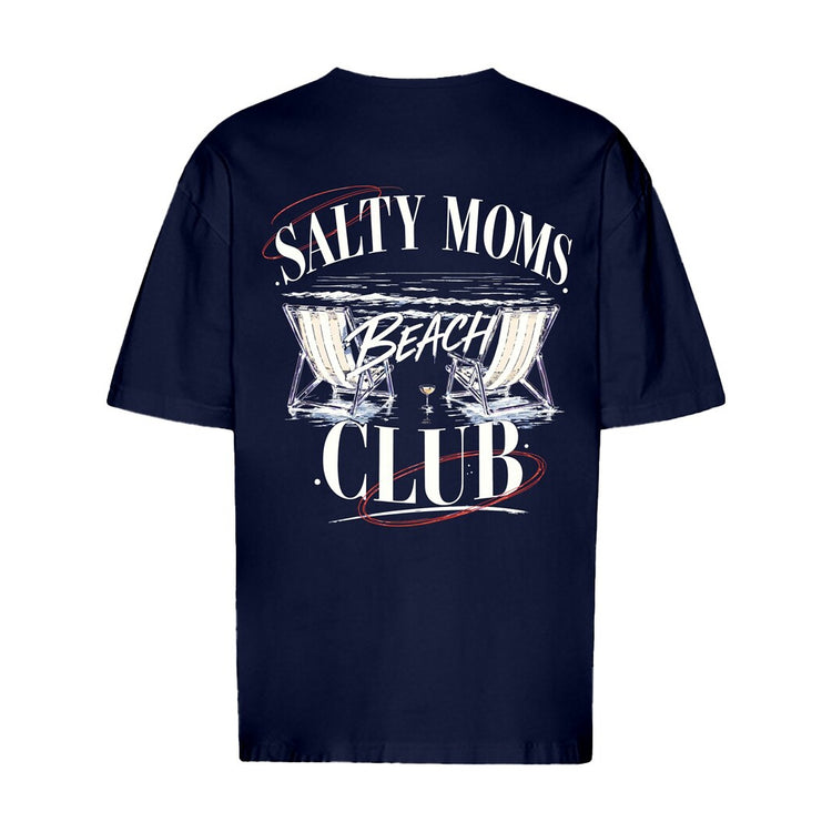 Salty Moms Beach Club Oversized T-Shirt