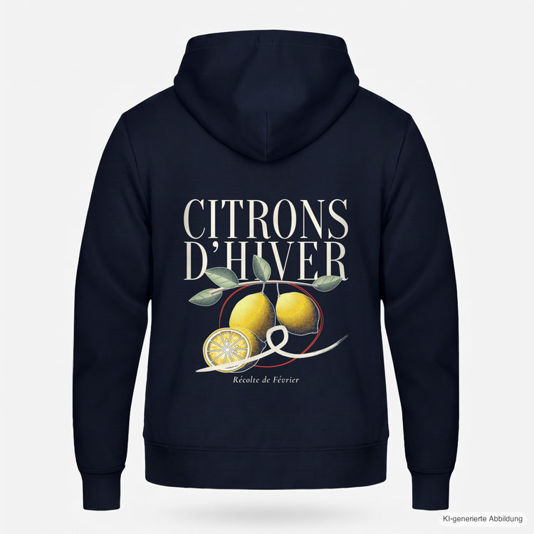 Citrons d'Hiver Zip-Hoodie