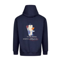 REVØRA Sci Facoltativo – Hoodie in French Navy, Rückansicht