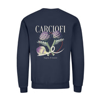 REVØRA Carciofi – Sweatshirt in French Navy, Rückansicht