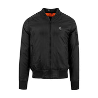 REVØRA REVØRA – Bomberjacke in Black, Brustzeichen RØ, gedruckt