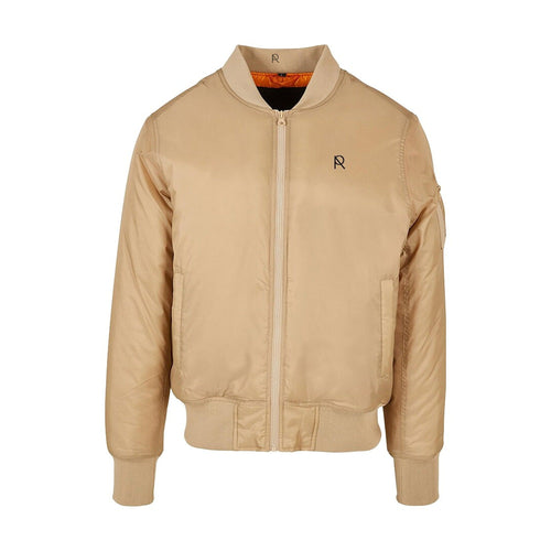 REVØRA REVØRA Clean – Bomberjacke in Union Beige, Brustzeichen RØ, gedruckt