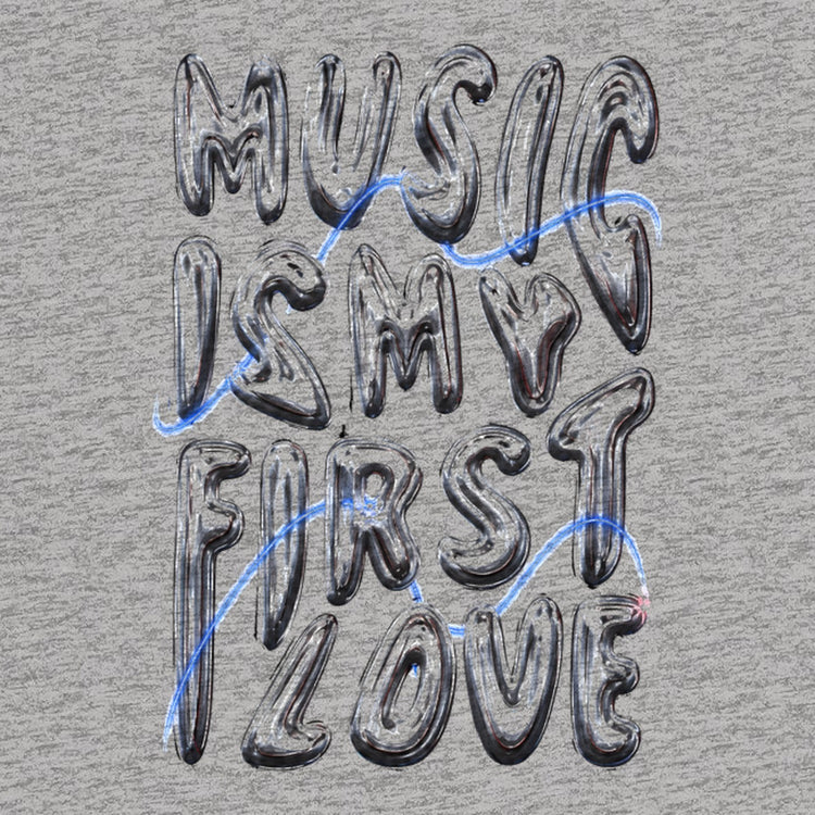 Music Is My First Love Oversized T-Shirt