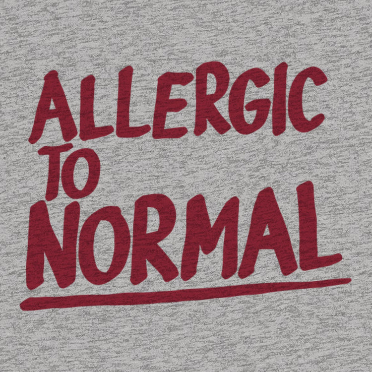 Allergic To Normal Oversized T-Shirt