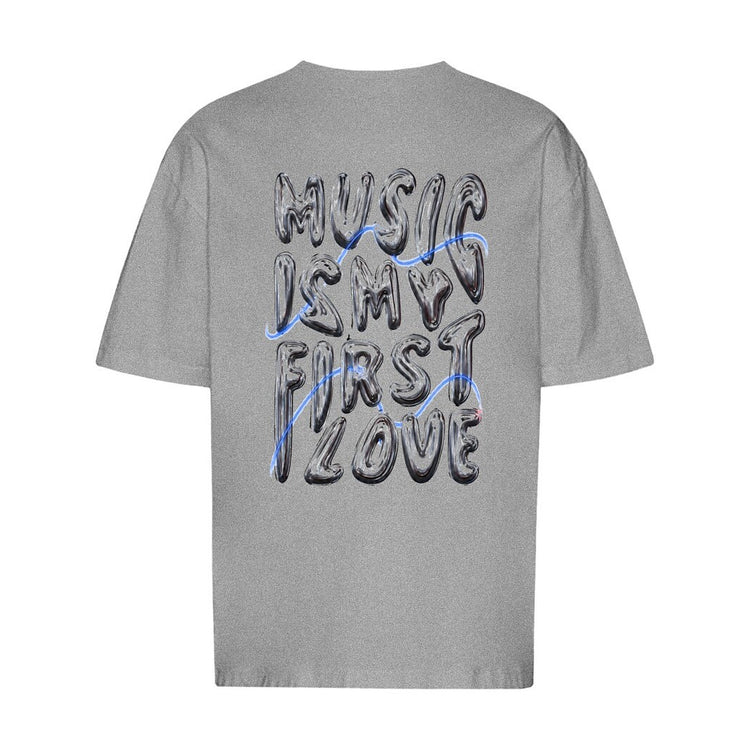 Music Is My First Love Oversized T-Shirt