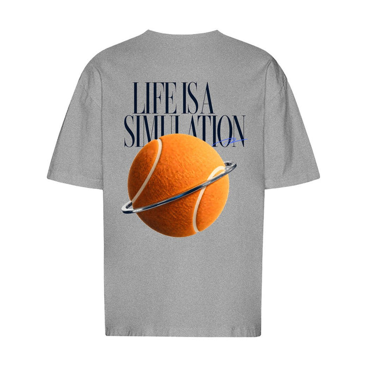 Life Is A Simulation Oversized T-Shirt