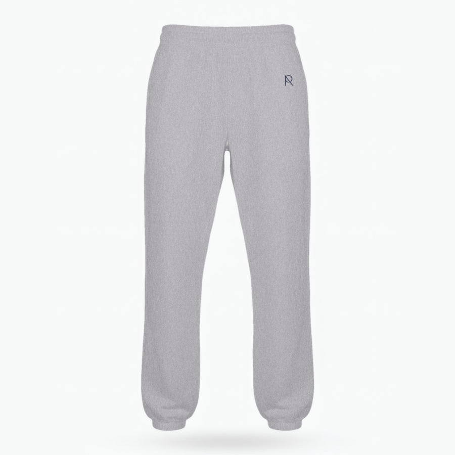 REVØRA RØ – Jogger in Heather Grey, Vorderansicht