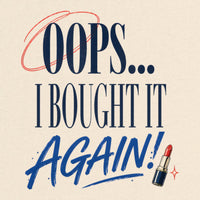 REVØRA Oops I Bought It Again – Oversized Shirt in Natural Raw, Rückenprint aus der Nähe
