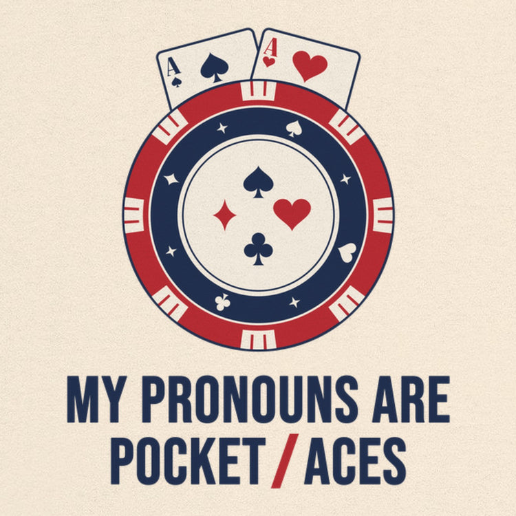 My Pronouns Are Pocket Aces Oversized T-Shirt