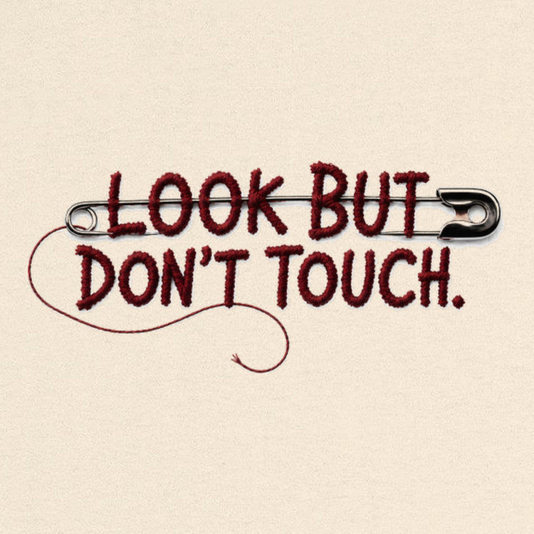 Look But Don't Touch Oversized T-Shirt