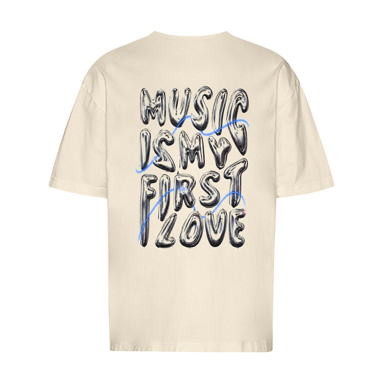 Music Is My First Love Oversized T-Shirt