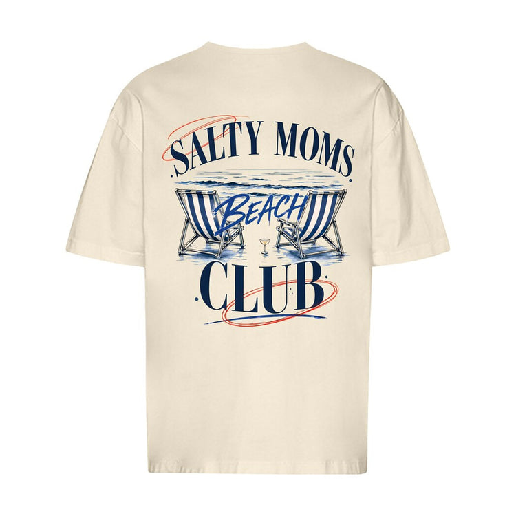 Salty Moms Beach Club Oversized T-Shirt