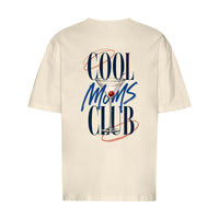 REVØRA Cool Moms Club – Oversized Shirt in Natural Raw, Rückansicht