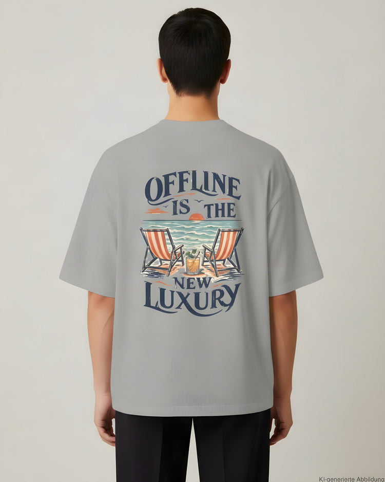 Offline Luxury Beach Cocktail Oversized T-Shirt