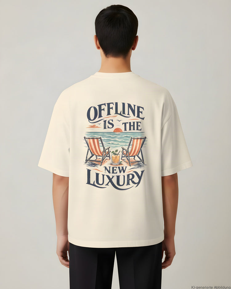 Offline Luxury Beach Cocktail Oversized T-Shirt