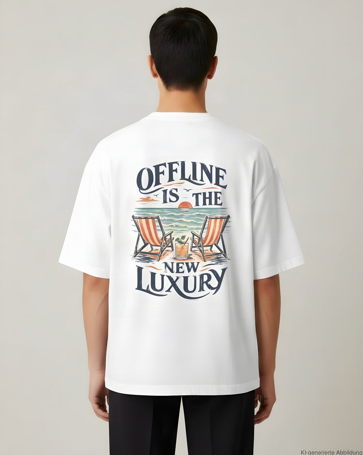 Offline Luxury Beach Cocktail Oversized T-Shirt