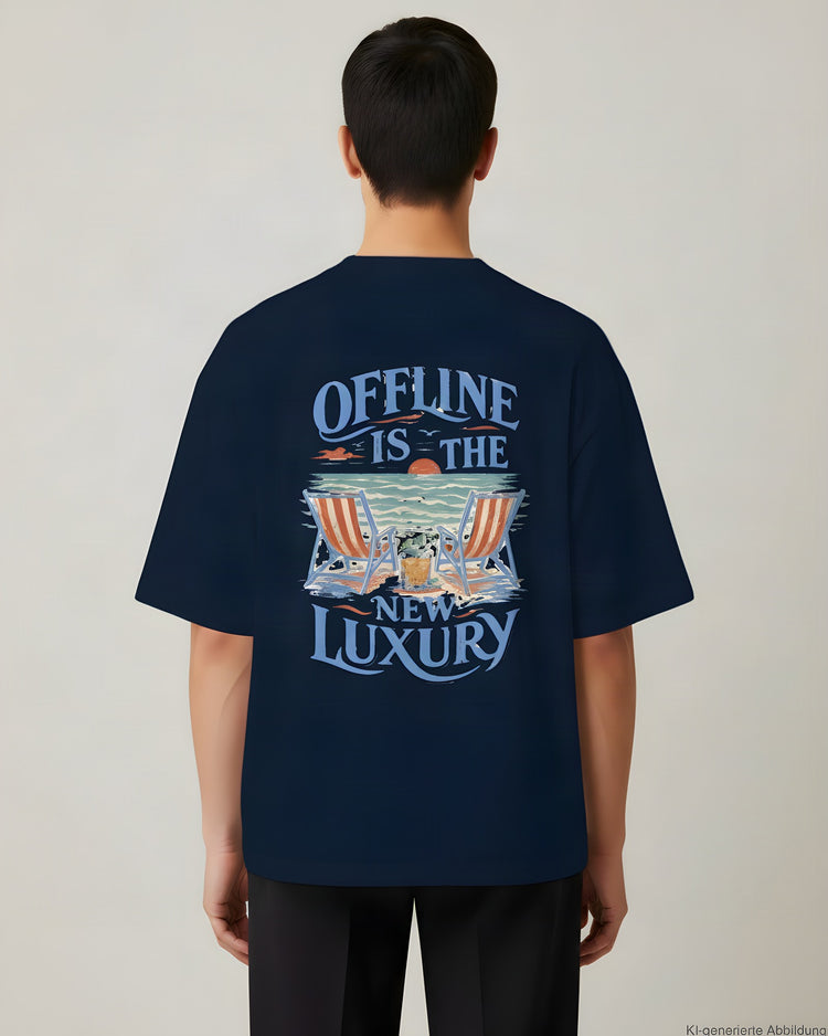 Offline Luxury Beach Cocktail Oversized T-Shirt