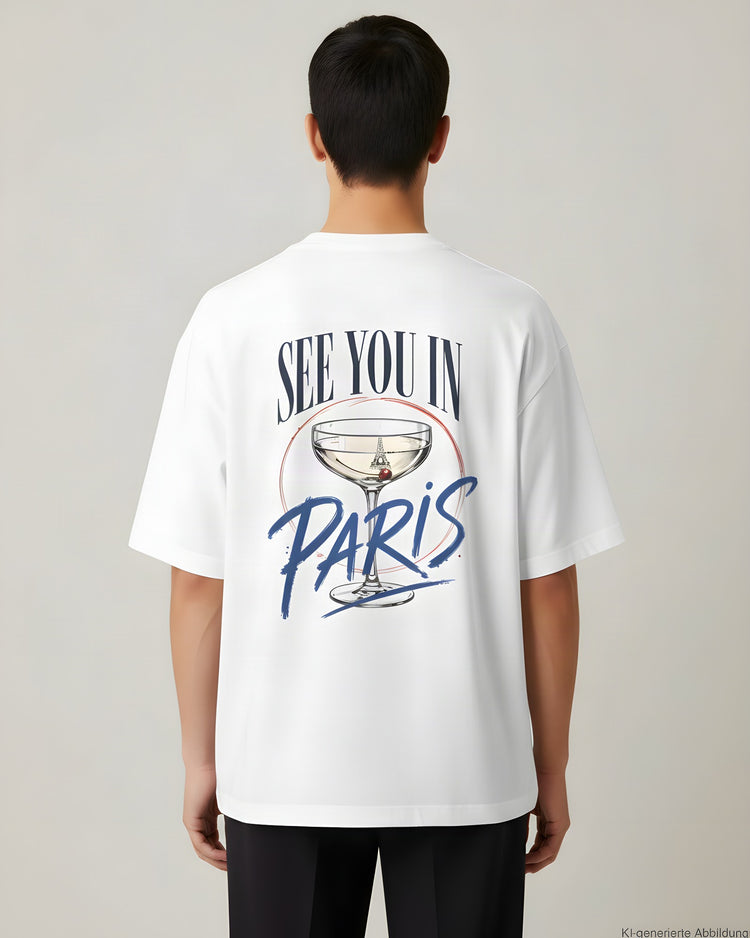 See You In Paris Oversized T-Shirt