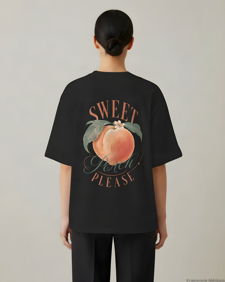 Sweet Peach Please Oversized T-Shirt
