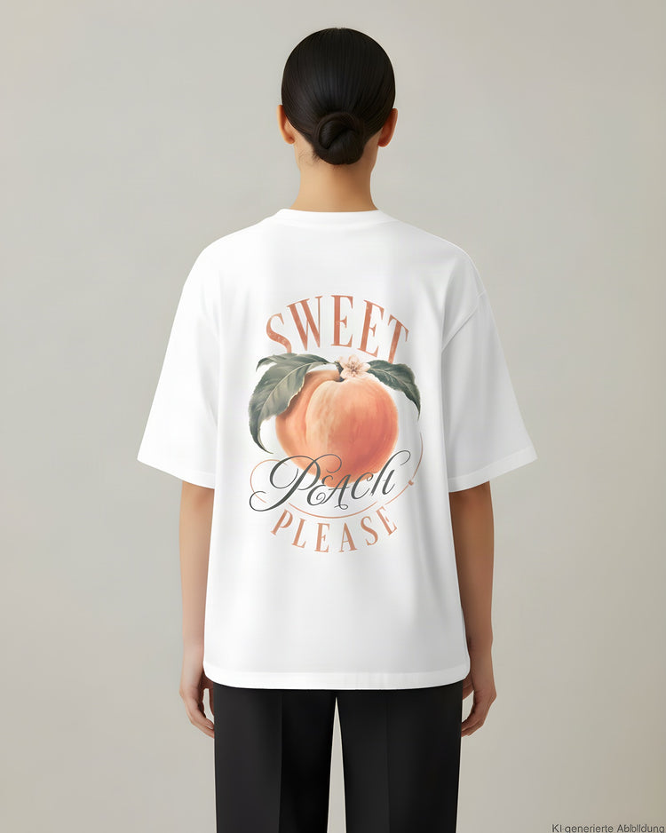 Sweet Peach Please Oversized T-Shirt