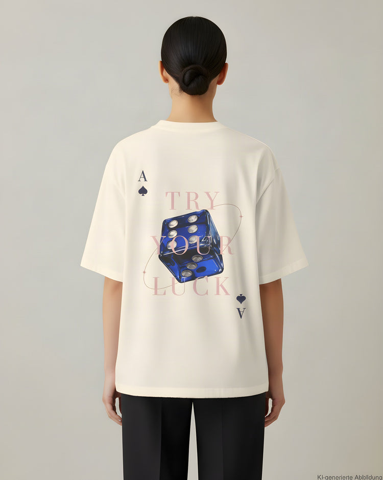 Try Your Luck Oversized T-Shirt