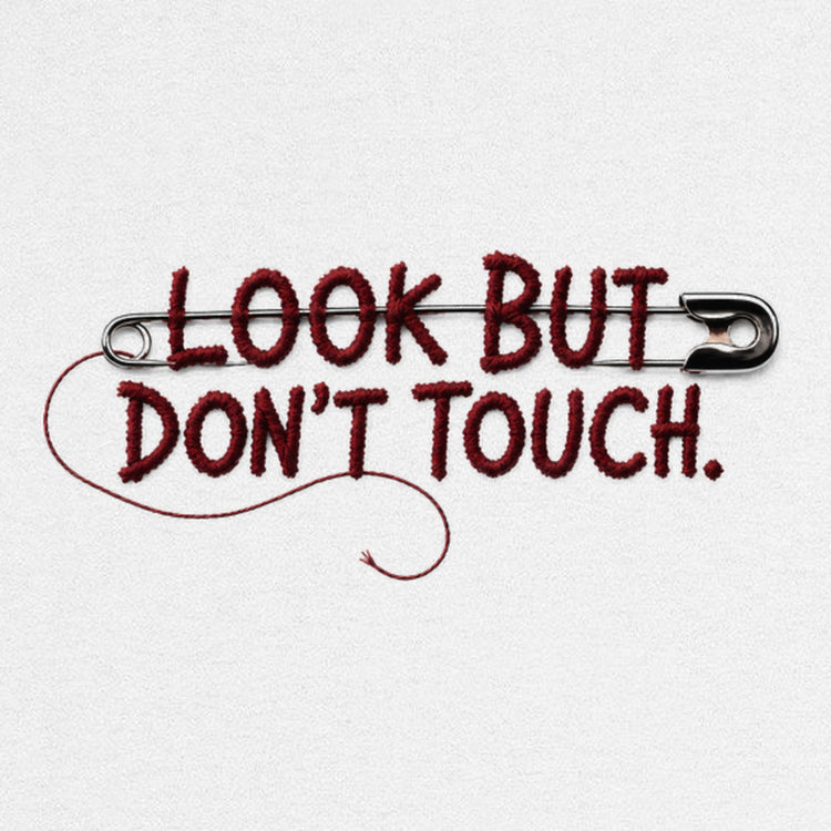 Look But Don't Touch Oversized T-Shirt