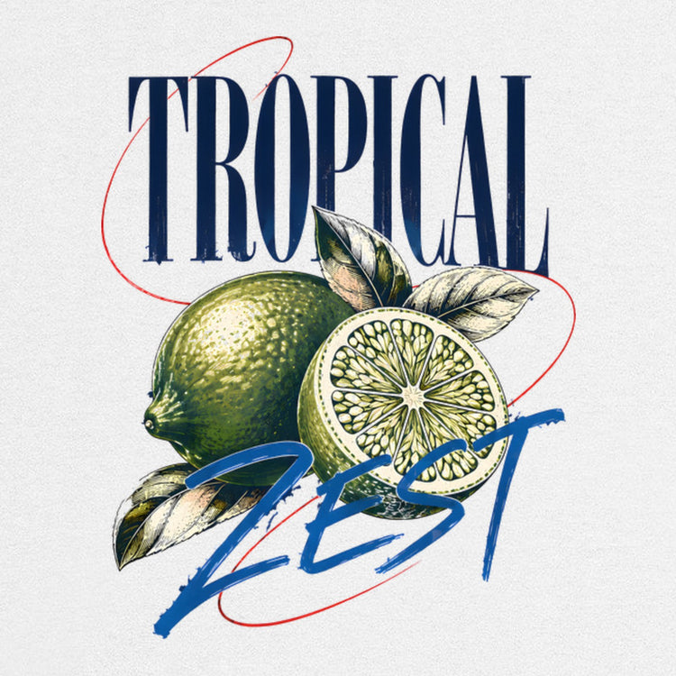 Tropical Zest Limetten Oversized T-Shirt