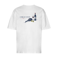 REVØRA Cork And Court – Oversized Shirt in White, Rückansicht
