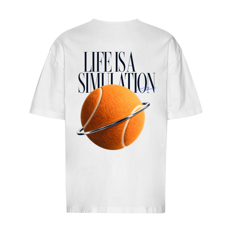 Life Is A Simulation Oversized T-Shirt