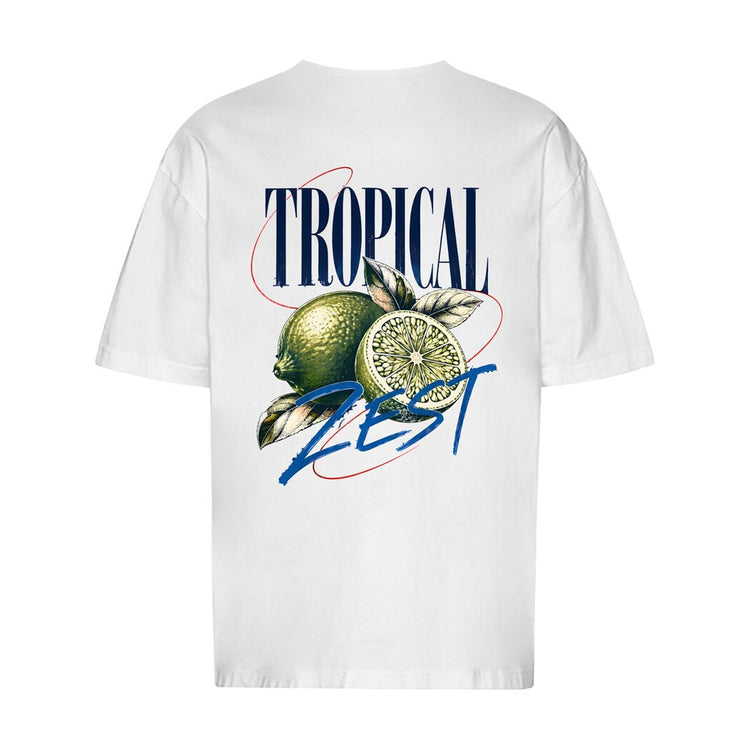 Tropical Zest Limetten Oversized T-Shirt