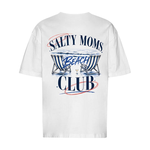 Salty Moms Beach Club Oversized T-Shirt