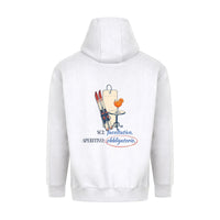 REVØRA Sci Facoltativo – Hoodie in White, Rückansicht